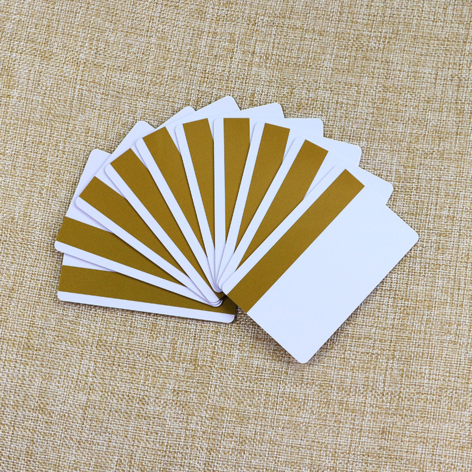 <font color='#333333'>Gold magnetic stripe PVC Card blank pla</font>